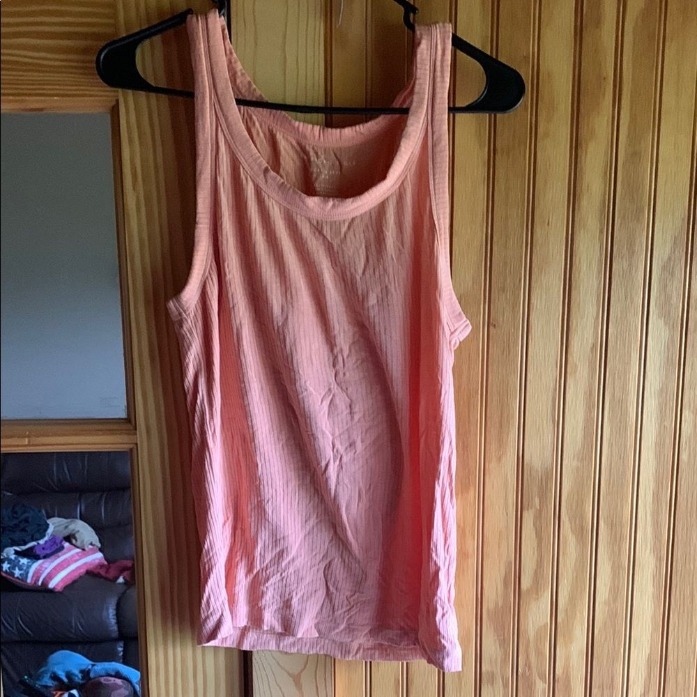 Women’s Juniors American Eagle Soft & Sexy Rib Longline Sleeveless Tank Top XS